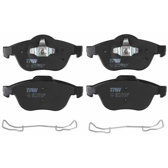 Jeu de 4 plaquettes de frein avant TRW GDB1823 pour FIAT REGATA 1.9 DCI - 110cv