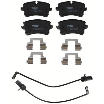 Jeu de 4 plaquettes de frein arrière TRW OEM 4G0698451L