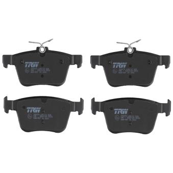 Jeu de 4 plaquettes de frein arrière TRW GDB1957 pour CHRYSLER 300 1.0 TSI - 110cv