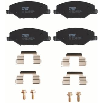Jeu de 4 plaquettes de frein avant TRW OEM 6RU698151A