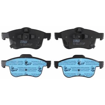 Jeu de 4 plaquettes de frein avant TRW OEM 77366915