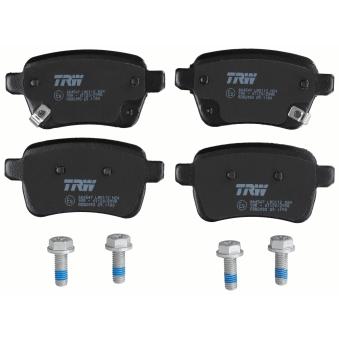 Jeu de 4 plaquettes de frein arrière TRW [GDB2093]