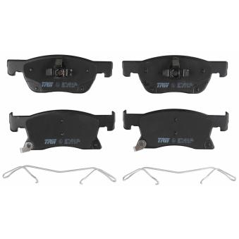 Jeu de 4 plaquettes de frein avant TRW [GDB2138]