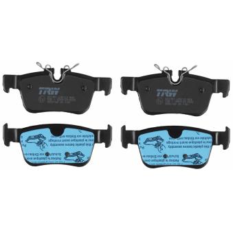 Jeu de 4 plaquettes de frein arrière TRW OEM 31423654