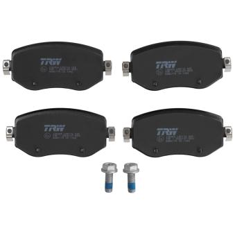 Jeu de 4 plaquettes de frein avant TRW [GDB2175]