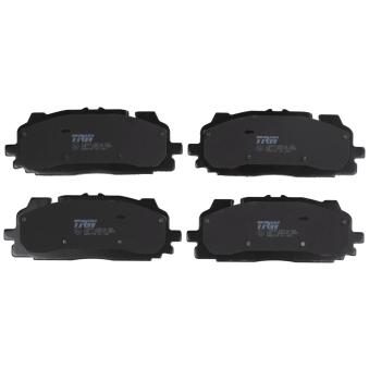 Jeu de 4 plaquettes de frein avant TRW OEM 8W0698151N