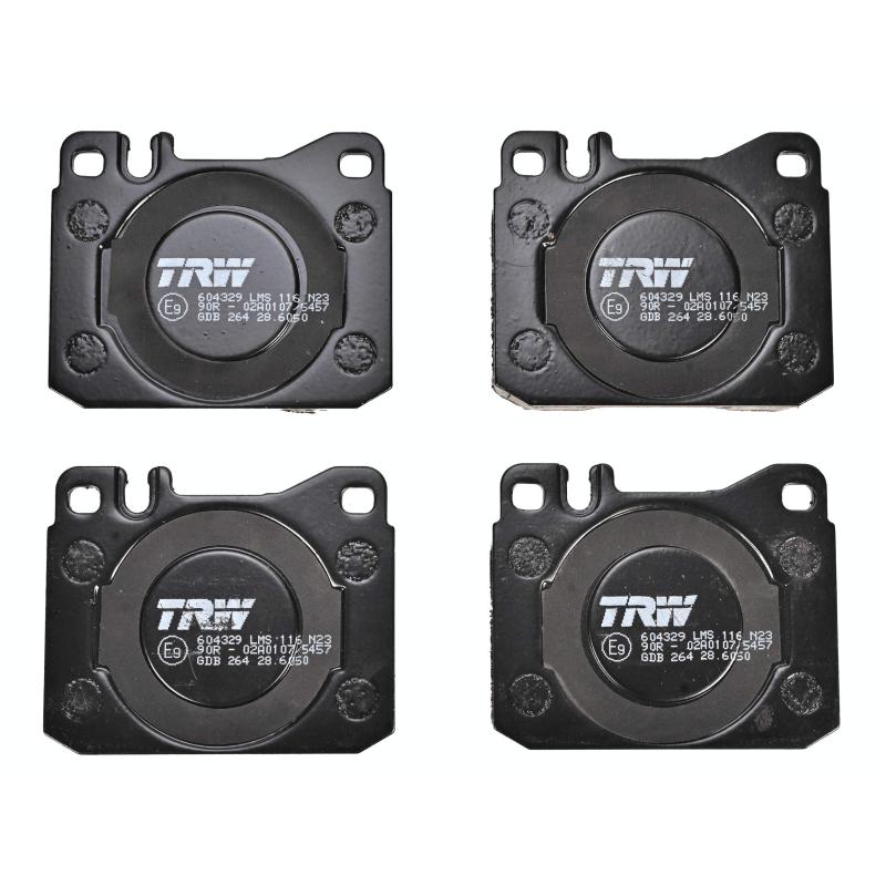Jeu de 4 plaquettes de frein avant TRW GDB264 - Visuel 1