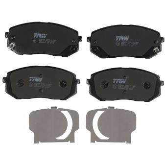 Jeu de 4 plaquettes de frein avant TRW OEM 58101B2A60