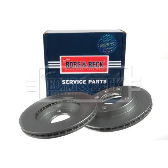 Jeu de 2 disques de frein avant BORG & BECK OEM YS6W1125AA