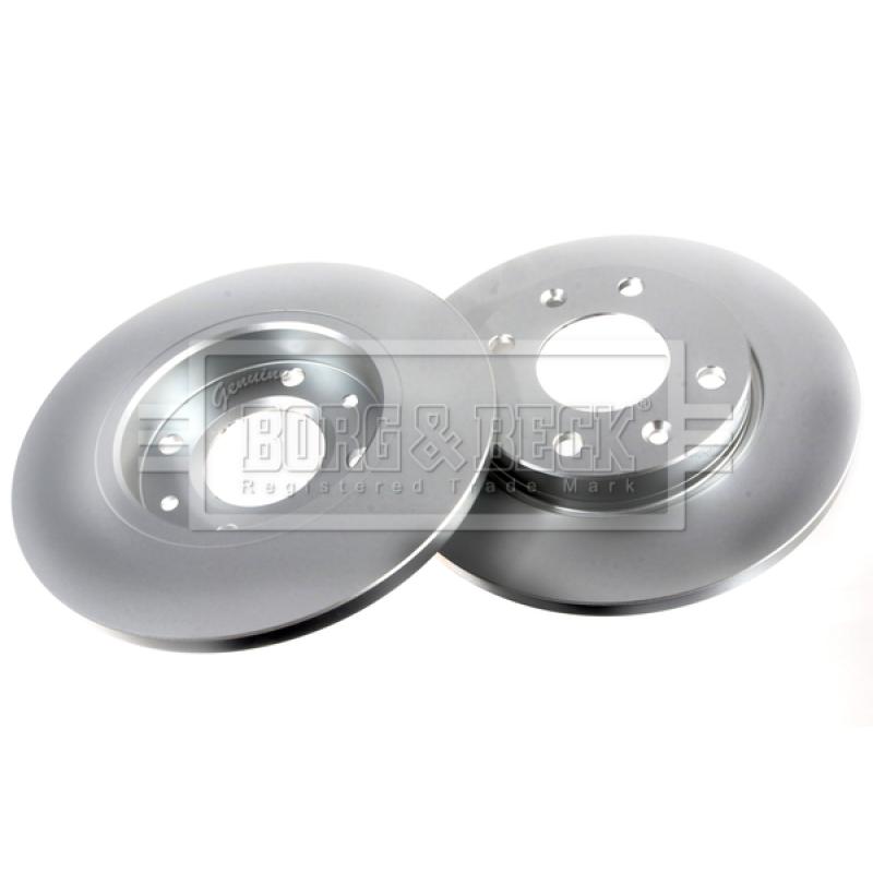 Jeu de 2 disques de frein avant BORG & BECK BBD4098 - Visuel 2