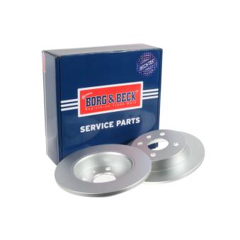 Jeu de 2 disques de frein arrière BORG & BECK OEM 90498304