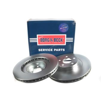Jeu de 2 disques de frein avant BORG & BECK OEM 26300FE011