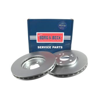 Jeu de 2 disques de frein avant BORG & BECK OEM 2104211512