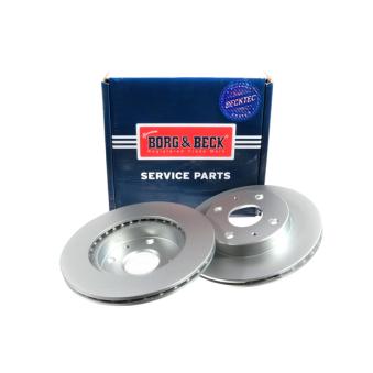 Jeu de 2 disques de frein avant BORG & BECK OEM 43512B1050