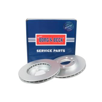 Jeu de 2 disques de frein avant BORG & BECK OEM 841615301