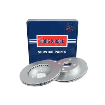 Jeu de 2 disques de frein avant BORG & BECK OEM 4351252020