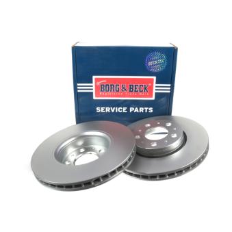 Jeu de 2 disques de frein avant BORG & BECK OEM 272403