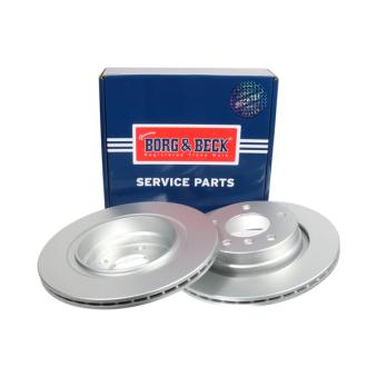 Jeu de 2 disques de frein arrière BORG & BECK OEM 34216864056