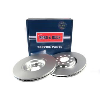 Jeu de 2 disques de frein avant BORG & BECK OEM 4B0698996A