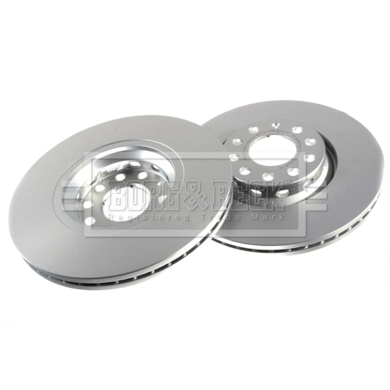 Jeu de 2 disques de frein avant BORG & BECK BBD4243 - Visuel 2