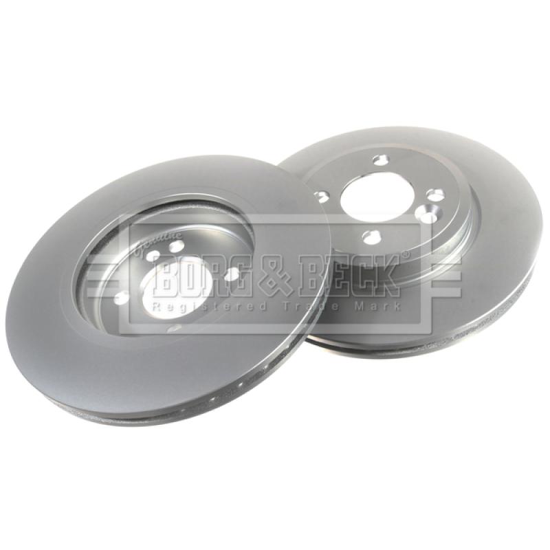 Jeu de 2 disques de frein avant BORG & BECK BBD4256 - Visuel 2
