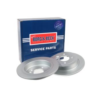 Jeu de 2 disques de frein arrière BORG & BECK OEM 34216774987