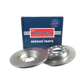 Jeu de 2 disques de frein arrière BORG & BECK OEM 8E0615601D