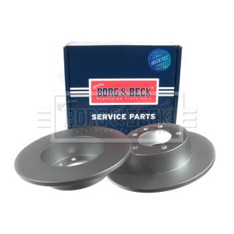 Jeu de 2 disques de frein arrière BORG & BECK OEM 4403045