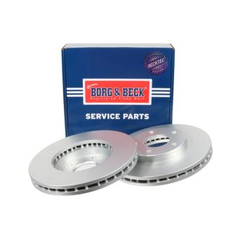 Jeu de 2 disques de frein avant BORG & BECK OEM 402068H300