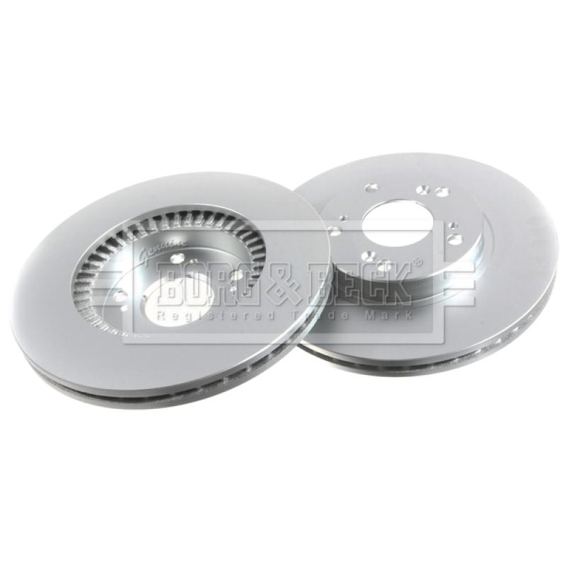 Jeu de 2 disques de frein avant BORG & BECK BBD4333 - Visuel 2