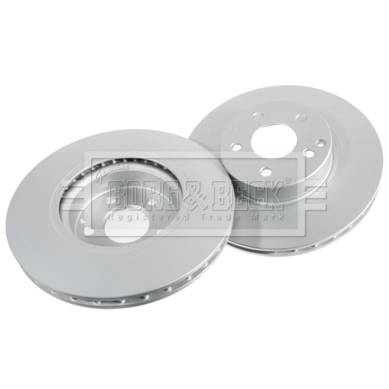 Jeu de 2 disques de frein avant BORG & BECK BBD4344 - Visuel 2