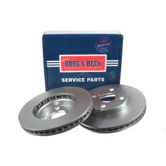 Jeu de 2 disques de frein avant BORG & BECK OEM 4351212620