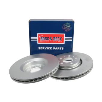 Jeu de 2 disques de frein avant BORG & BECK OEM 31423325