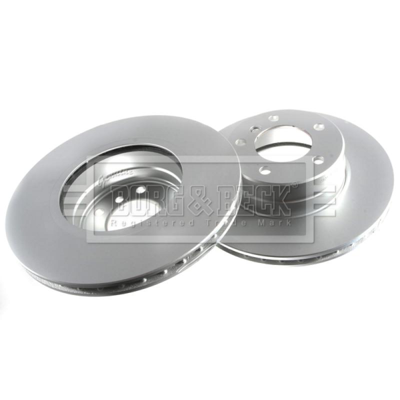 Jeu de 2 disques de frein avant BORG & BECK BBD4407 - Visuel 2