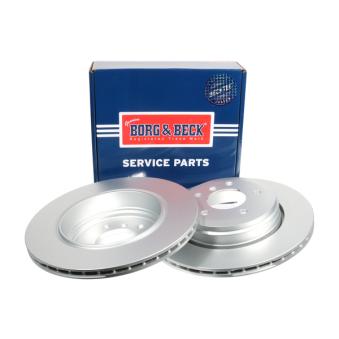 Jeu de 2 disques de frein arrière BORG & BECK OEM 34216772085