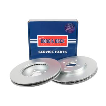 Jeu de 2 disques de frein avant BORG & BECK OEM 4410264
