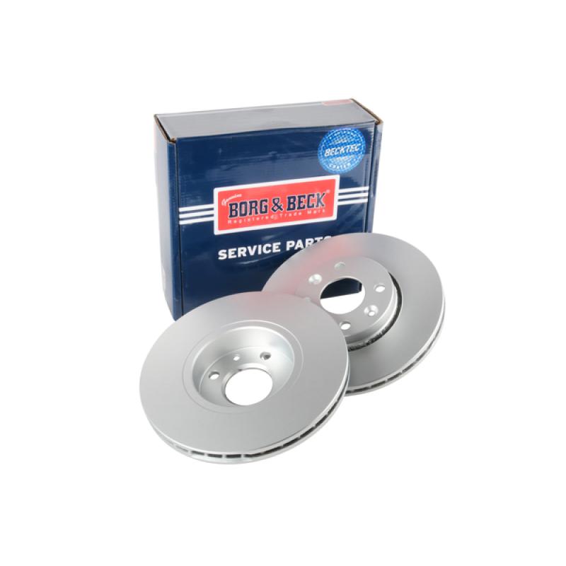 Jeu de 2 disques de frein avant BORG & BECK BBD4434 - Visuel 1