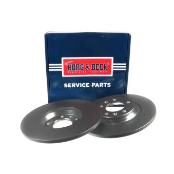 Jeu de 2 disques de frein arrière BORG & BECK OEM 424972 Jeu de 2 disques de frein arrière BORG & BECK OEM 424972