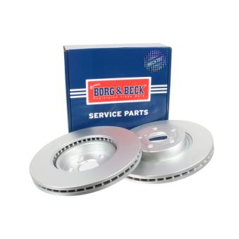 Jeu de 2 disques de frein avant BORG & BECK OEM 4351205050