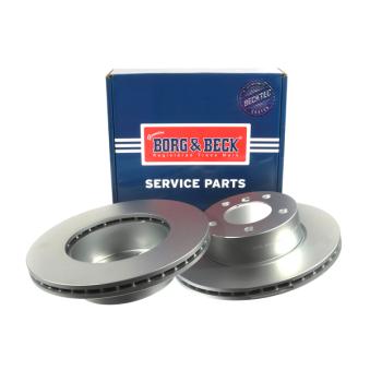 Jeu de 2 disques de frein avant BORG & BECK OEM 34116764629