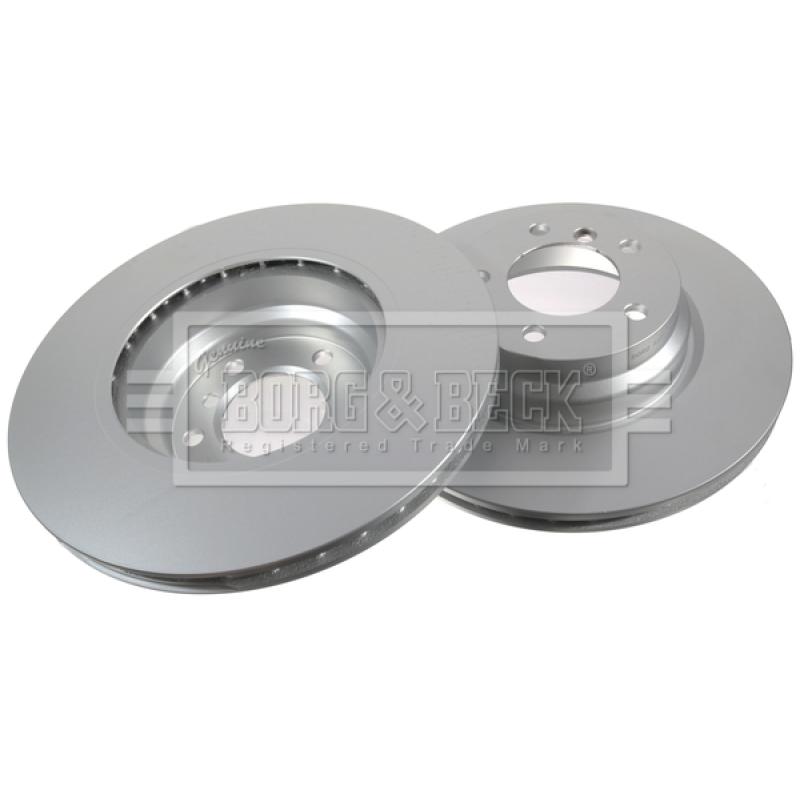 Jeu de 2 disques de frein avant BORG & BECK BBD4472 - Visuel 2