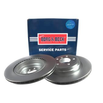 Jeu de 2 disques de frein arrière BORG & BECK OEM 34216764655