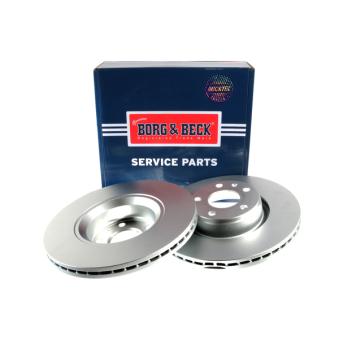 Jeu de 2 disques de frein avant BORG & BECK OEM 4F0615301D