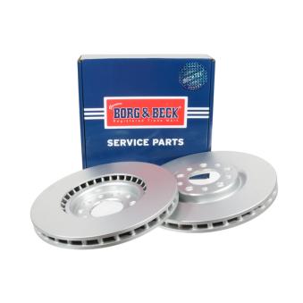 Jeu de 2 disques de frein avant BORG & BECK OEM 51767382