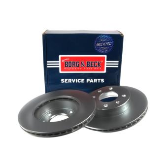 Jeu de 2 disques de frein avant BORG & BECK OEM 5171207500