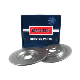 Jeu de 2 disques de frein arrière BORG & BECK OEM 424310D060