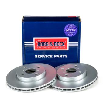 Jeu de 2 disques de frein avant BORG & BECK OEM 435120D060