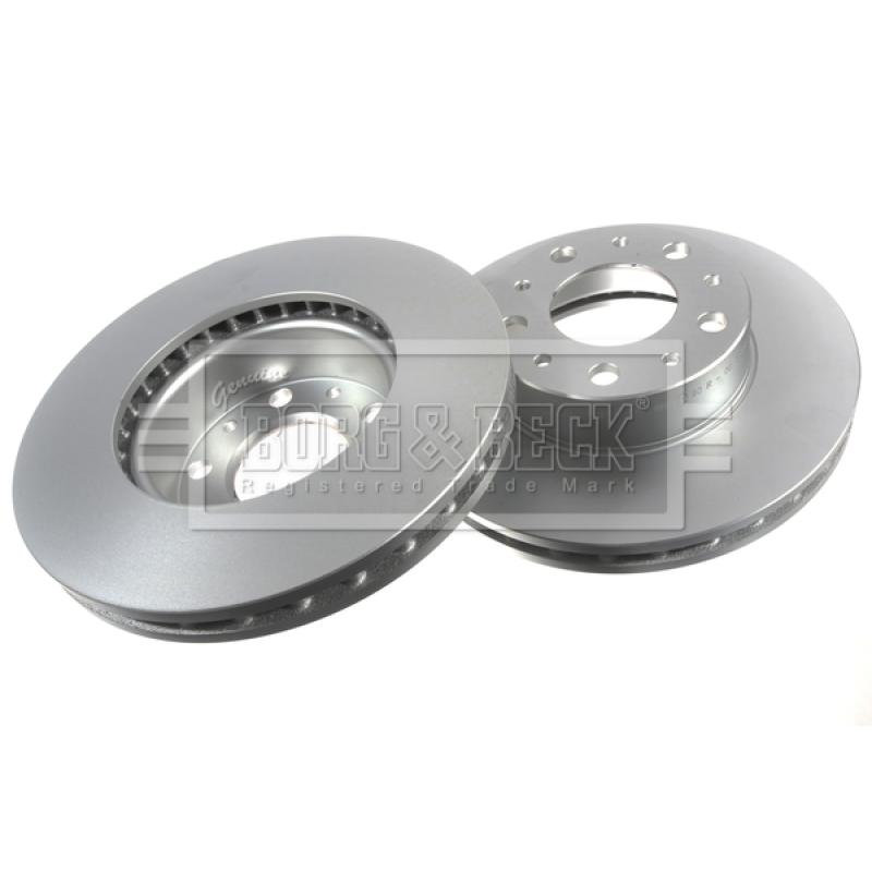 Jeu de 2 disques de frein avant BORG & BECK BBD4608 - Visuel 2
