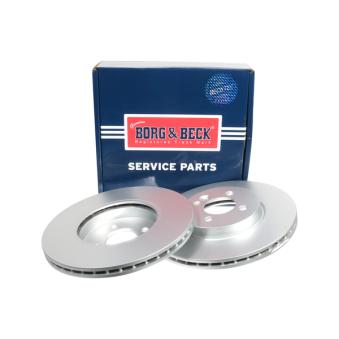 Jeu de 2 disques de frein avant BORG & BECK OEM 34116774986