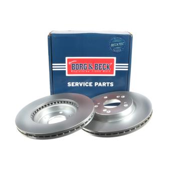 Jeu de 2 disques de frein avant BORG & BECK OEM 45251SMGG10